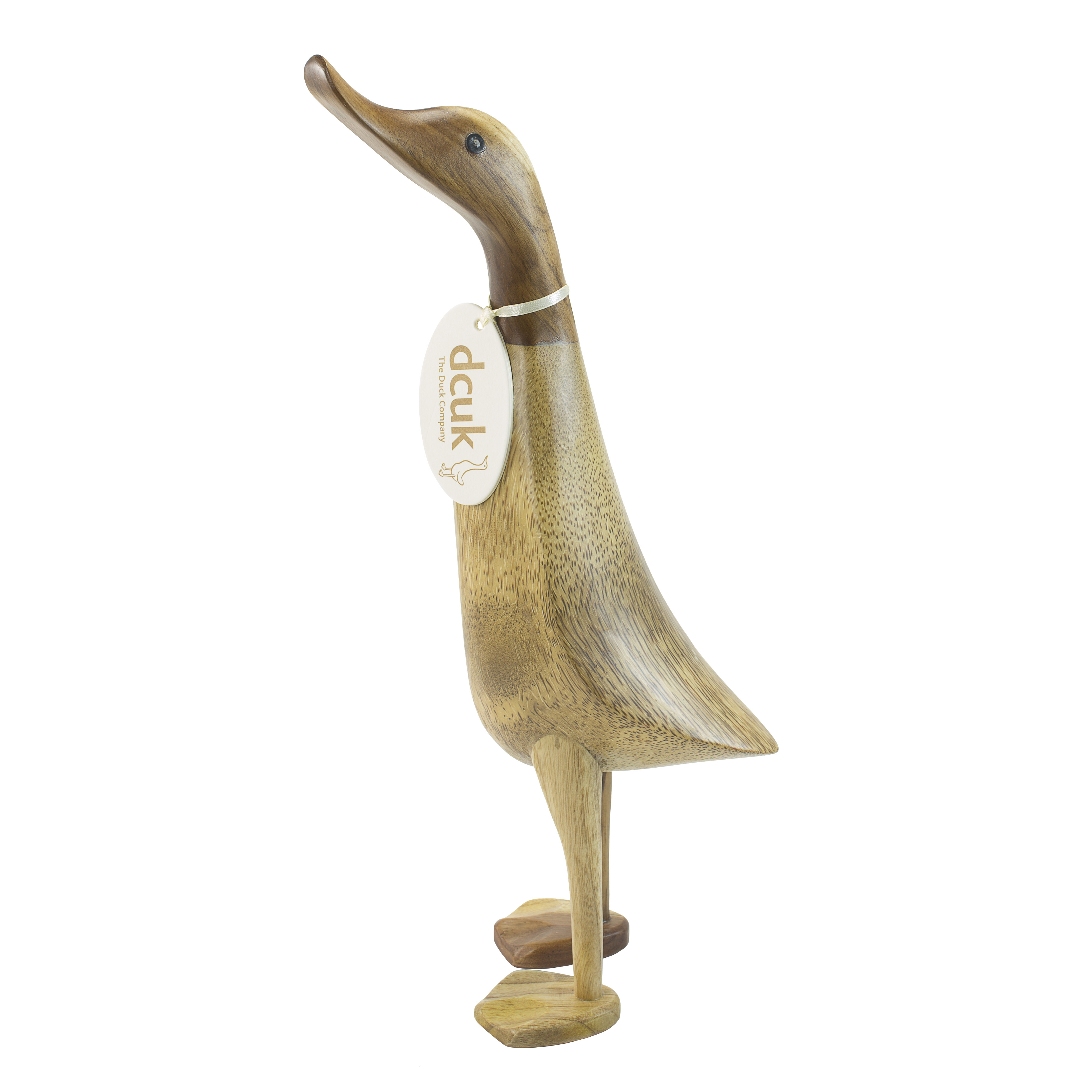 DCUK Natural Wooden Ducklet Home Ornament